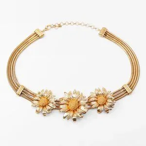 Zara Daisy Chain Belt NWT CHAIN BELT WITH FLOWERS - Silver | ZARA Iraq main image 4